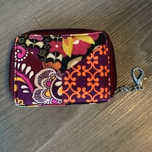 Vera Bradley Key Chain Zip Wallet Small